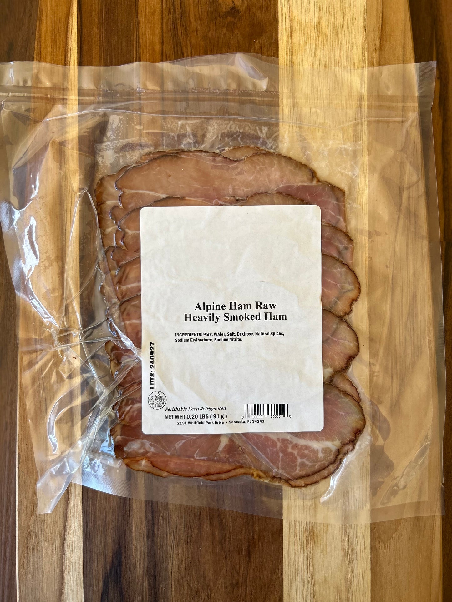 Westphalian Ham (Alpine Ham)-Sliced