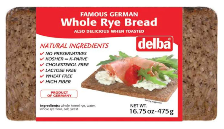 Delba Whole Rye Bread