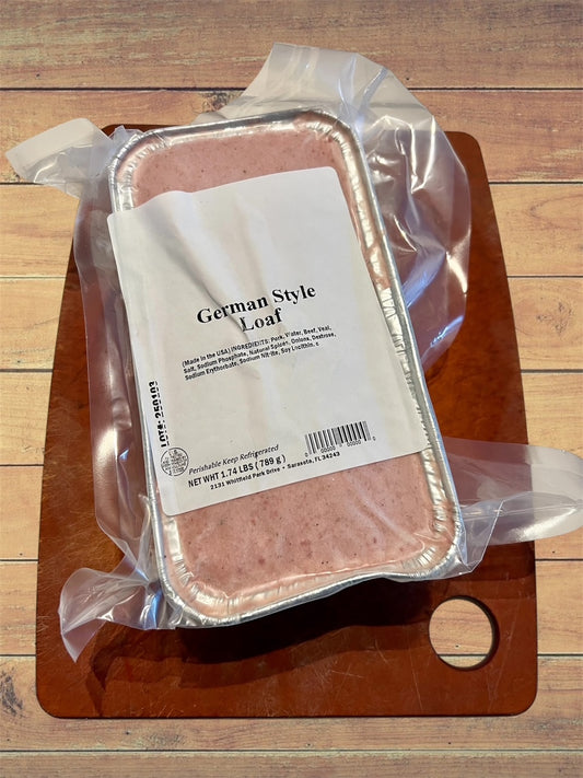 Veal Loaf-Raw (Leberkase)