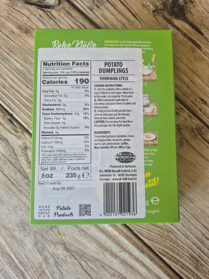 Dr. Willi Knoll - Shredded Potato Dumpling Mix (Thuringer Art)