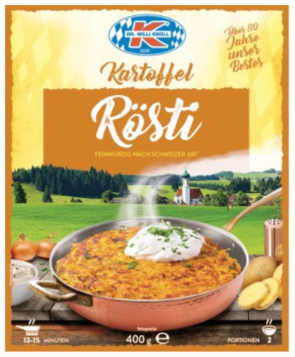 Dr. Willi Knoll Kartoffel Rösti