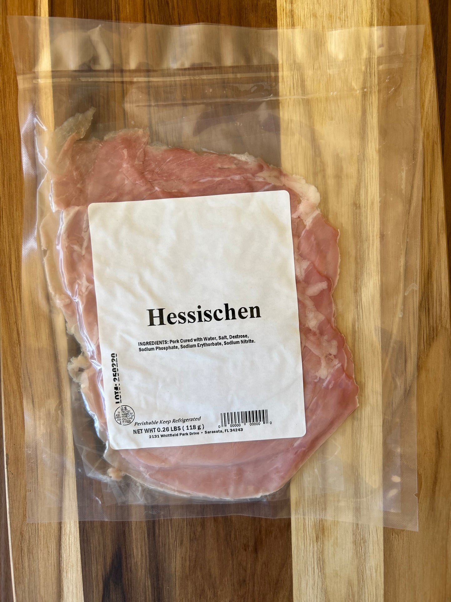 Hessischen Ham- Sliced in Package